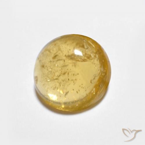 Tormalina Oro medio naturale da 1.44 ct, Rotondo, Trasparente