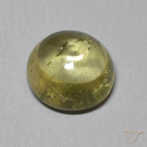 Tormalina Verde chiaro naturale da 1.80 ct, Rotondo, Trasparente