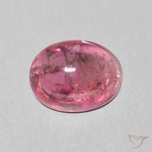 1.58ct Naturale Rosso lampone Tormalina, Ovale, Trasparente