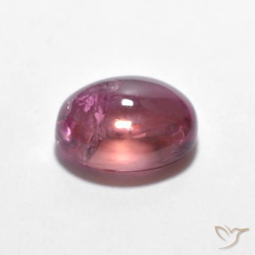 Tormalina Viola medio naturale da 1.31 ct, Ovale, Trasparente