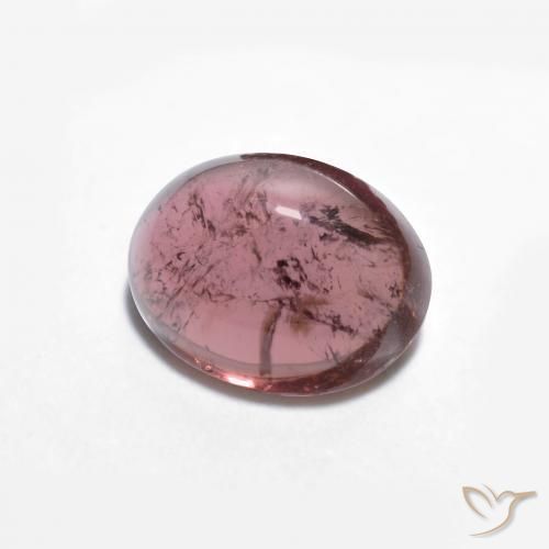 Tormalina Viola scuro naturale da 1.57 ct, Ovale, Trasparente