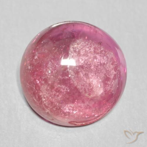 Tormalina Viola bacca brillante naturale da 1.72 ct, Rotondo, Trasparente