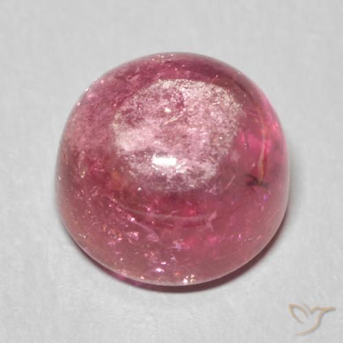 Tormalina Viola bacca brillante naturale da 1.72 ct, Rotondo, Trasparente