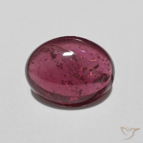 2.77ct Naturale Rosso lampone Tormalina, Ovale, Trasparente