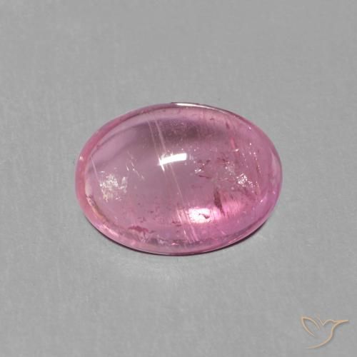 Tormalina Rosa medio naturale da 1.51 ct, Ovale, Trasparente