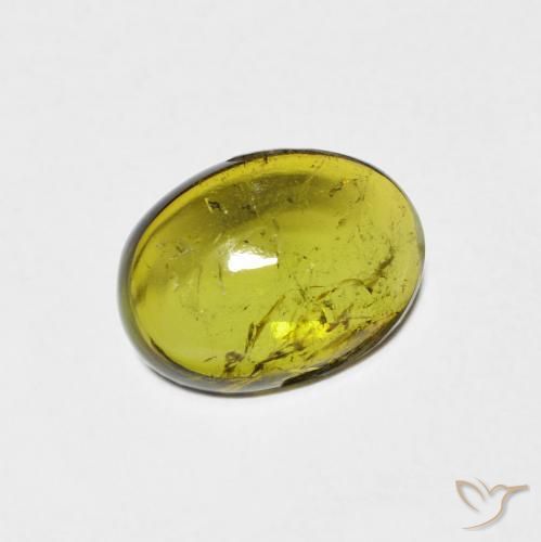 Tormalina Verde foresta naturale da 1.34 ct, Ovale, Trasparente