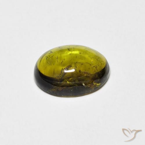 Tormalina Verde foresta naturale da 1.34 ct, Ovale, Trasparente