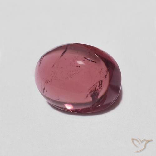 Tormalina Bacca Viola naturale da 1.25 ct, Ovale, Trasparente