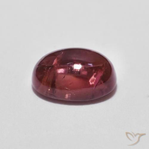 Tormalina Bacca Viola naturale da 1.25 ct, Ovale, Trasparente