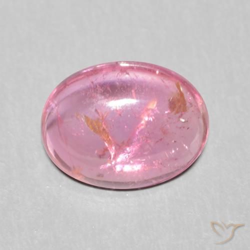 1.31ct Naturale Rosa intenso Tormalina, Ovale, Trasparente
