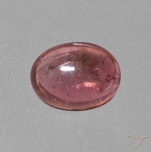 1.23ct Naturale Rosso medio Tormalina, Ovale, Trasparente