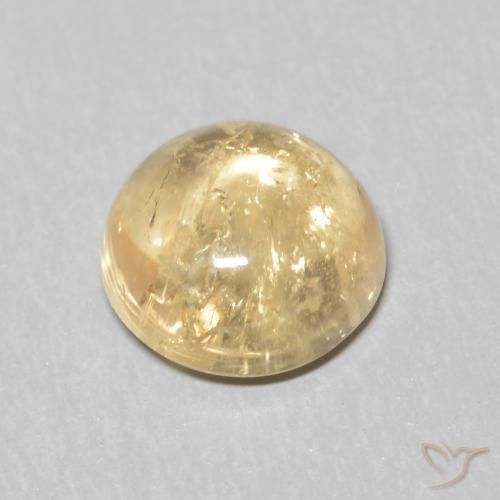 Tormalina Color crema naturale da 1.04 ct, Rotondo, Trasparente