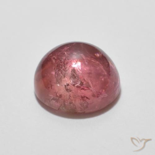 Tormalina Rosa medio naturale da 1.18 ct, Rotondo, Trasparente