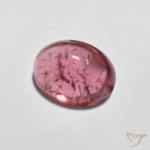 Tormalina Rosa medio naturale da 1.63 ct, Ovale, Trasparente