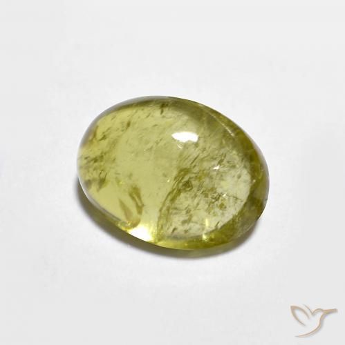 Tormalina Verde chiaro naturale da 1.53 ct, Ovale, Trasparente