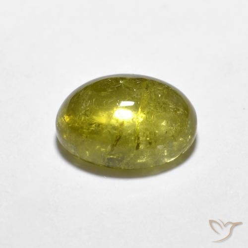 Tormalina Verde chiaro naturale da 1.53 ct, Ovale, Trasparente