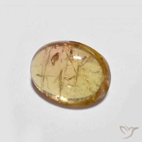 Tormalina Marrone dorato naturale da 1.50 ct, Ovale, Trasparente