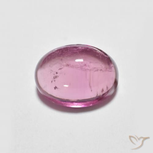 1.62ct Naturale Rosa scuro Tormalina, Ovale, Trasparente