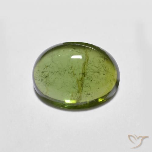 1.39ct Naturale Alghe Verdi Tormalina, Ovale, Trasparente