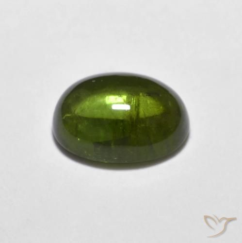 Tormalina Alghe Verdi naturale da 1.39 ct, Ovale, Trasparente