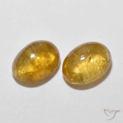 3.24ctw Naturale Dorato scuro Tormalina, Ovale, Trasparente