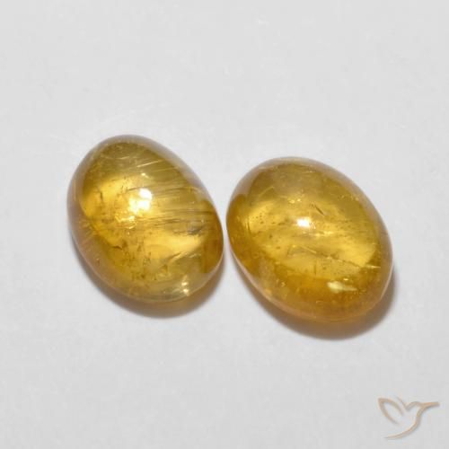Gemme di Tormalina Dorato scuro naturale da 3.24 ct, Ovale, Trasparente