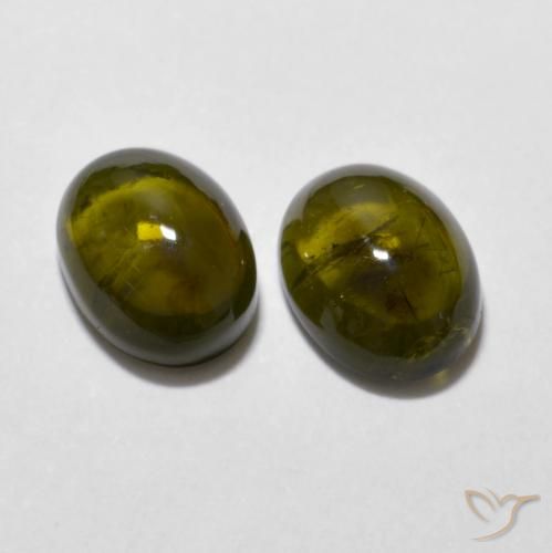 3.03ctw Naturale Marrone dorato intenso Deep Tormalina, Ovale, Trasparente