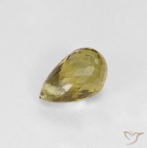 Tormalina Marrone medio naturale da 0.81 ct, Taglio briolette, VS