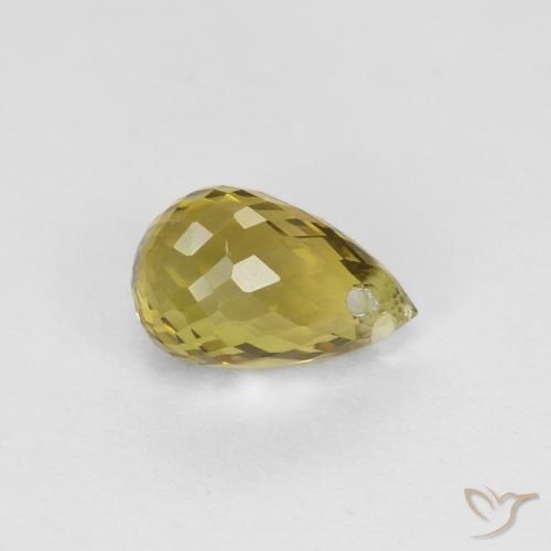 Tormalina Marrone medio naturale da 0.81 ct, Taglio briolette, VS