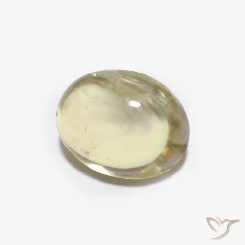 Tormalina Giallo pallido naturale da 1.79 ct, Ovale, Trasparente