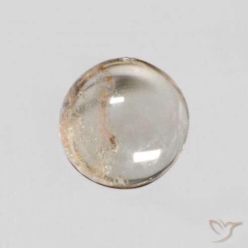 Tormalina Giallo chiaro naturale da 1.15 ct, Rotondo, Trasparente