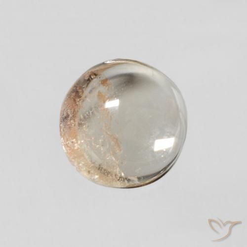 Tormalina Giallo chiaro naturale da 1.15 ct, Rotondo, Trasparente
