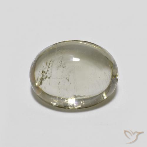 3.38ct Naturale Giallo medio-chiaro Tormalina, Ovale, Trasparente