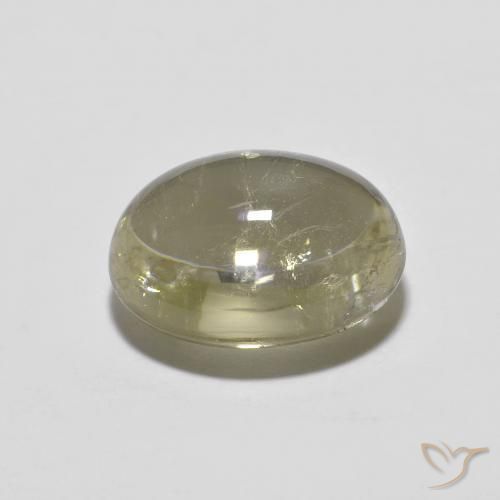Tormalina Giallo medio-chiaro naturale da 3.38 ct, Ovale, Trasparente