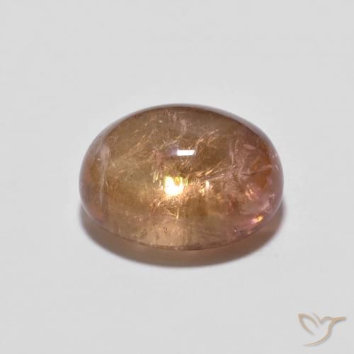 Tormalina Light Grapefruit Pink naturale da 2.70 ct, Ovale, Trasparente