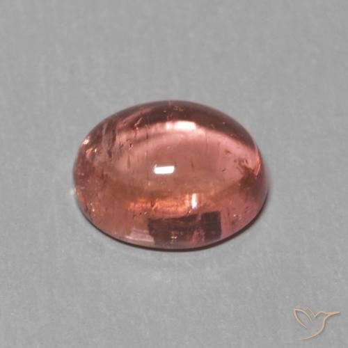 Tormalina Rosa rosa naturale da 0.98 ct, Ovale, Trasparente