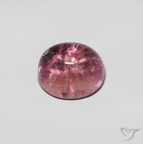 Tormalina Rosa chiaro naturale da 0.92 ct, Ovale, Trasparente