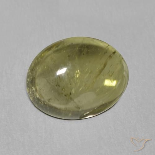 Tormalina Verde medio naturale da 1.22 ct, Ovale, Trasparente