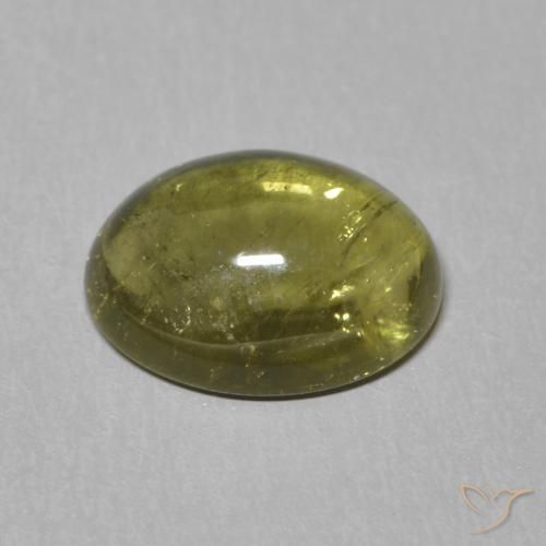 Tormalina Verde medio naturale da 1.22 ct, Ovale, Trasparente