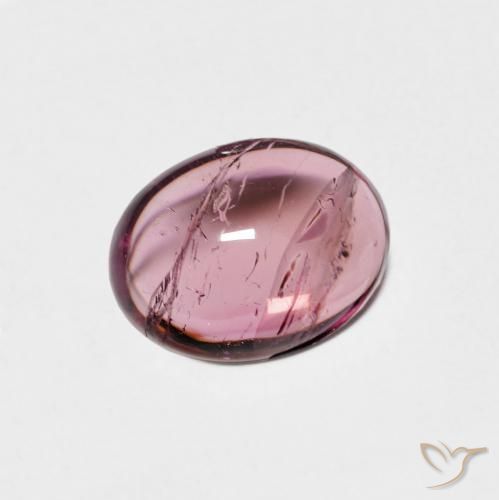 Tormalina Rosa violetto naturale da 1.36 ct, Ovale, Trasparente
