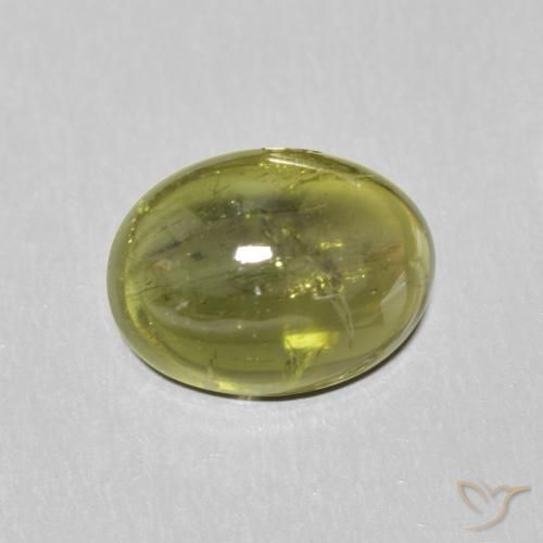 1.45ct Naturale Verde medio Tormalina, Ovale, Trasparente