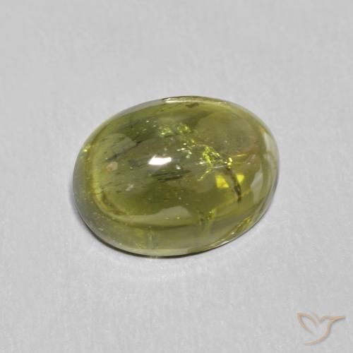 Tormalina Verde medio naturale da 1.45 ct, Ovale, Trasparente
