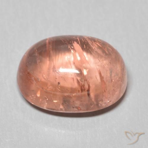 Tormalina Rosa medio naturale da 1.79 ct, Ovale, Trasparente