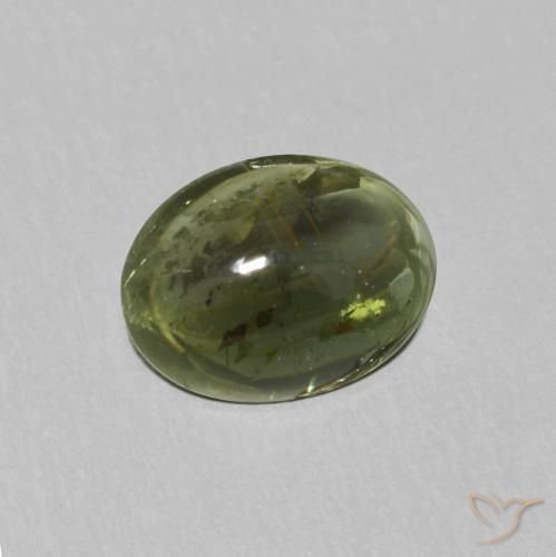 Tormalina Verde foresta naturale da 1.13 ct, Ovale, Trasparente