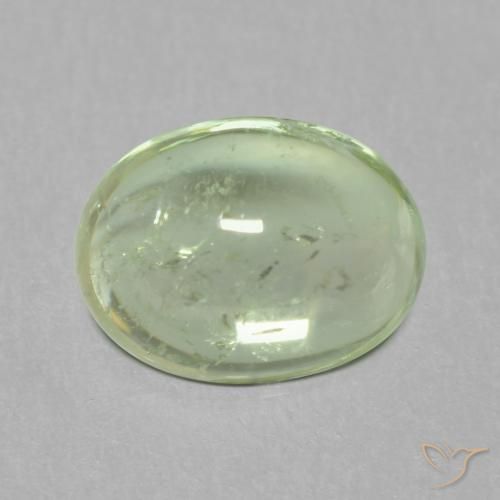 1.62ct Naturale Verde chiaro Tormalina, Ovale, Trasparente