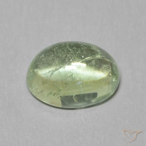 Tormalina Verde chiaro naturale da 1.62 ct, Ovale, Trasparente