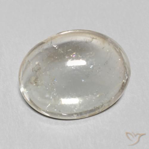 Tormalina Grigio molto chiaro naturale da 2.98 ct, Ovale, Trasparente