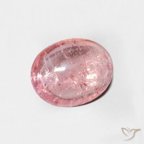 Tormalina Rosa medio naturale da 2.14 ct, Ovale, Trasparente