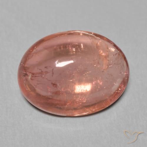 Tormalina Rosso medio naturale da 2.27 ct, Ovale, Trasparente