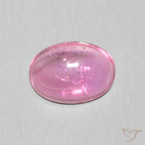Tormalina Viola medio naturale da 1.18 ct, Ovale, Trasparente
